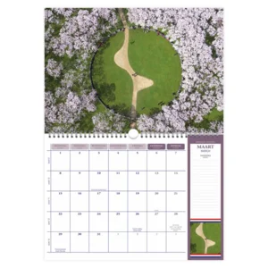 Kalender - Nederland in vogelvlucht - 2027 - Panorama - 23,5x33,5cm
