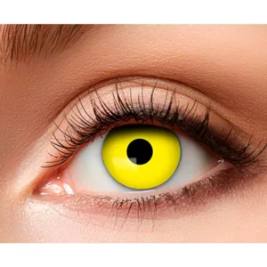 Weeklenzen Kraai – Gele Horrorlenzen voor Halloween & Cosplay