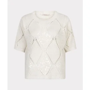 Esqualo Pull: Ecru, Korte mouw ( ESQ.314 )