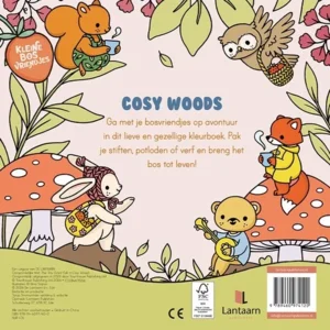 Boek - Kleurboek - Kleine bosvriendjes - Cosy woods