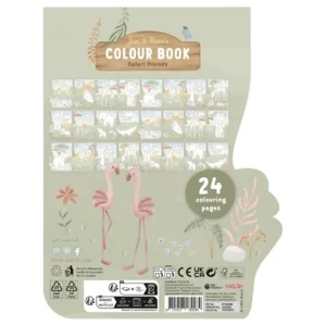 Kleurboek - Safari - Flamingo