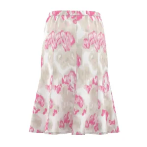 Frank Walder Rok: Elastiek, Beige / roze tinten ( WAL.117 )