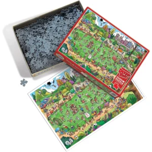 Puzzel - Doodle town - Offside antics - 1000st.