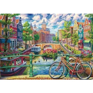 Puzzel - Amsterdamse grachtenpracht - 1000st.