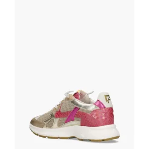 Floris Van Bommel Daysi 05.03 Beige/Multicolor Damessneakers