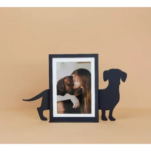 Fotolijst Fotokader Teckel Hond Zwart | Balvi