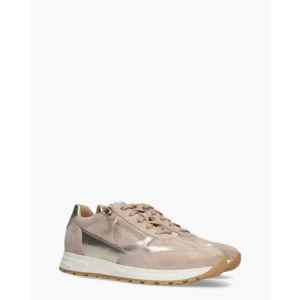 Cypres Ziani Beige/Goud Damessneakers