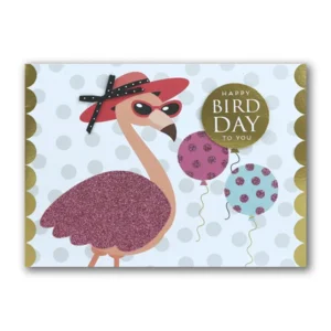 Kaart - Happy Birtday - Glitter & Glamour - LLA.3003