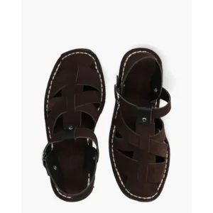 Port Menorca Bogamare Bruin Damessandalen