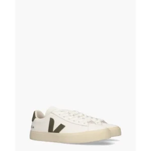 Veja Campo Wit/Khaki Damessneakers