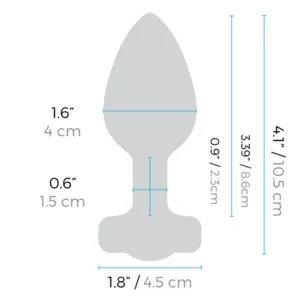 B-Vibe Jewel Vibrerende Buttplug 10,5 cm
