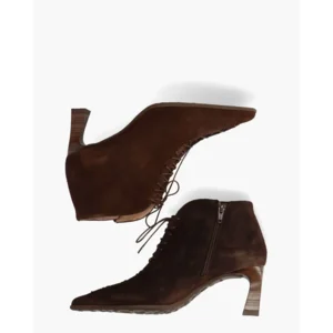 Hispanitas Paris-I26 Donkerbruin Dames Veterboots