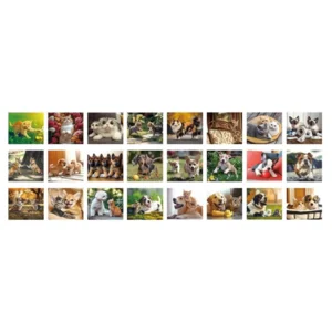 Zaklamp & projector - Kat & hond - Met 3x8 afbeeldingen