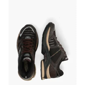 Saucony ProGrid Triumph 4 Donkerbruin/Zwart Damessneakers