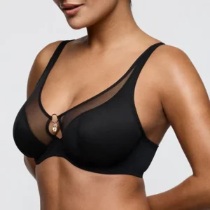 Prima Donna Twist Plunch BH: Sheary, Zwart, Europese Maten pdo.613