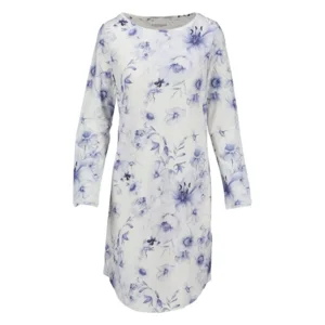 Ringella – Blue Flowers  – Nachtkleed – 6511042 – Pearl