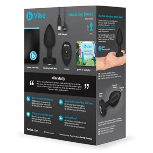 B-Vibe Jewel Vibrerende Buttplug 10,5 cm