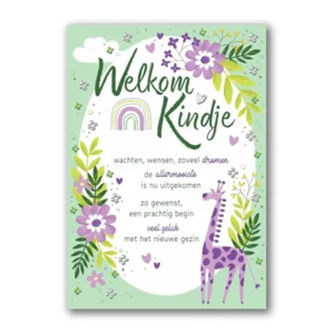 Kaart - Welkom kindje - Lifetime of love - 01-LV.GBE.0025