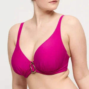 Prima Donna Swim Bikini top: Uvita, Deep Magenta, halter model mogelijk, europese maten ( PDO.537 )