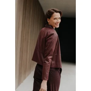 Signe Nature Vest: Suede, Bordeau ( Signe.1421 )