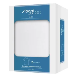 Sloggi Men GO ABC 2.0 O-Neck 2P – 10217962 – White