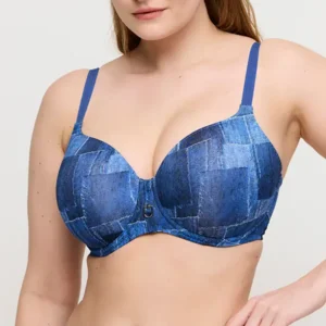 Prima Donna Twist Mauna voorgevormde bh in jeansblauw