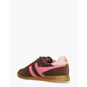Gola Torpedo Bruin/Roze Damessneakers