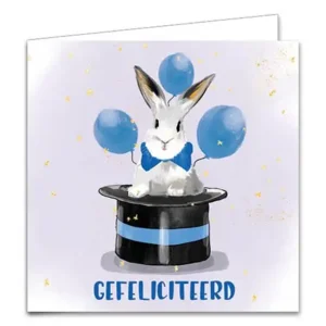 Kaartenmapje - 10st. - 4 designs - Petit Paris - Zebra - 12x12cm