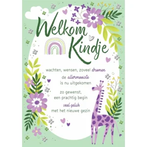 Kaart - Welkom kindje - Lifetime of love - 01-LV.GBE.0025