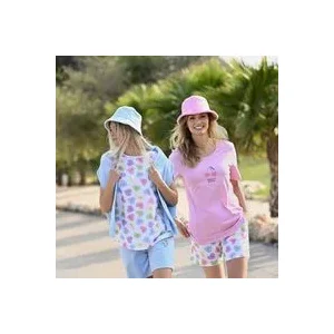 Ringella Pyjama Dames: Shirt / Korte mouw ( hartjes motief ) ( RIN.600 )