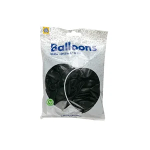 Ballonnen - Zwart - 30cm - 50st.