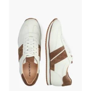 Rapid Soul Zaralie Wit/Bruin Damessneakers
