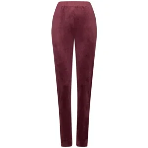 Pastunette Dames Pyjama: Dark Red, Velours ( 100028 )