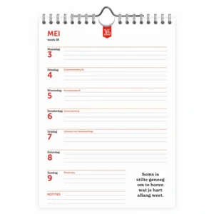 Kalender - 365 dagen succesvol - 2027 - 16,5x23cm