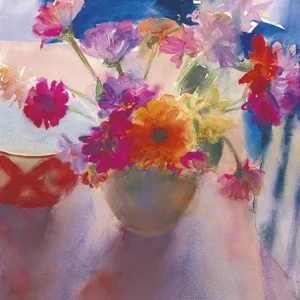 Kaartenmapje - 2 x 4 designs - Dorry van Winkel- Zinnea's - 12x12cm