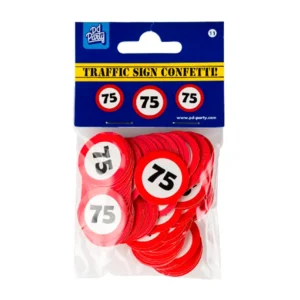 Confetti - 75 - Verkeersbord