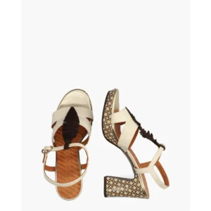 Chie Mihara Kadat Beige/Bruin Damessandalen