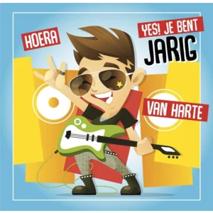 Kaart - Muziek - Hoera, yes! Je bent jarig, van harte - 038