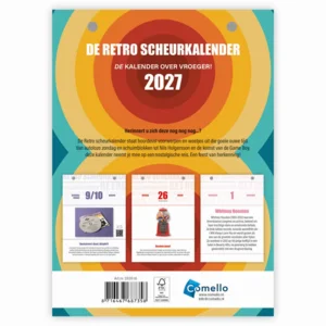 Scheurkalender - De retro scheurkalender - 2027 - 13x18cm