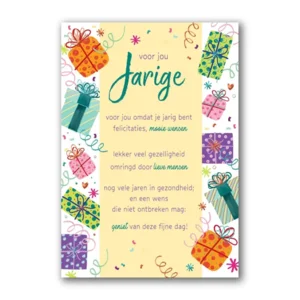 Kaart - Jarige - Lifetime of love - 01-LV.GBE.0003