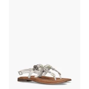 Miss Behave Zayen Wit/Multi Damessandalen