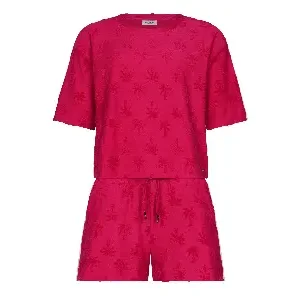 Pastunette Pyjama Dames: Dark Pink, Zomer badstof / geweven, ( PAS.150 )