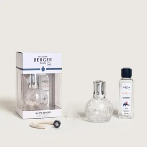 set Lampe Berger Disco tranparant + 250 ml  Liliflora