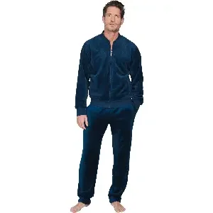 Pastunette Heren Homewear: Blauw, met rist ( PAS.180 )