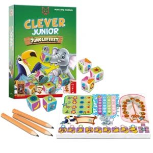 Dobbelspel - Clever junior - Junglefeest - 5+