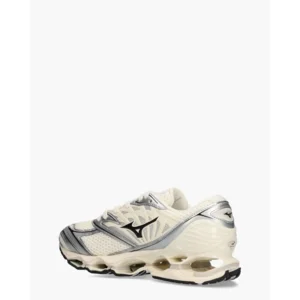 Mizuno Wave Prophecy LS Off-White/Zilver Herensneakers