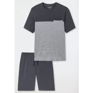 Schiesser - 95/5 Nightwear – Pyjama – 181167 – Charbon