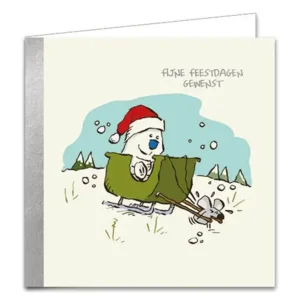 Kaarten - Kerst - Doe eens lief - Arrenslee & wandeling - 10st.