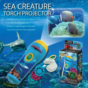 Zaklamp & projector - Zeedieren - Met 3x8 afbeeldingen
