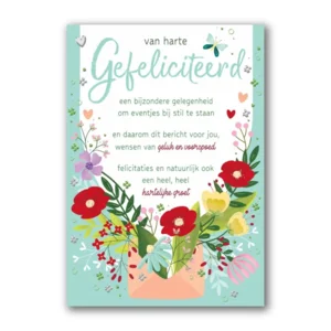 Kaart - Gefeliciteerd - Lifetime of love - 01-LV.GBE.0016